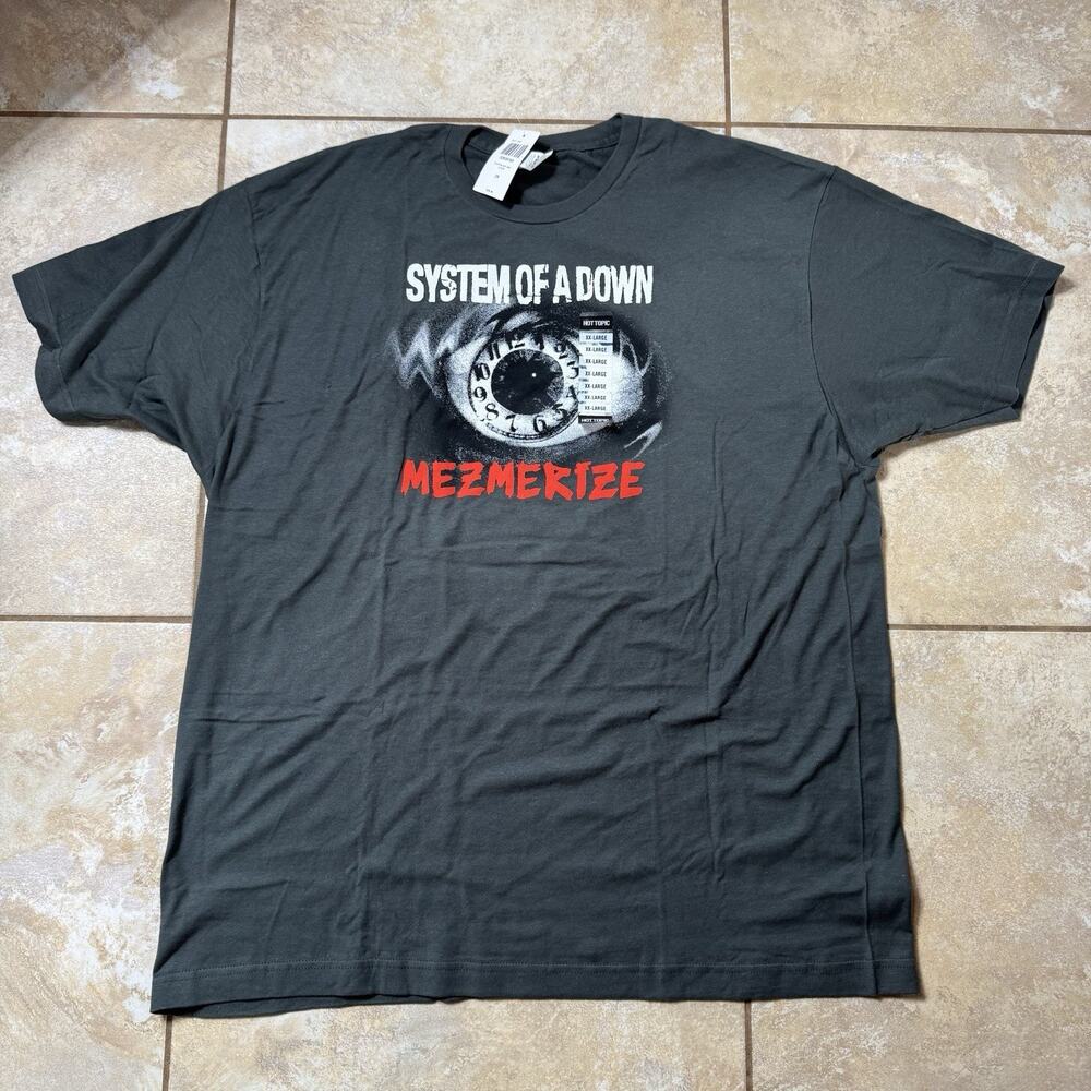 System Of A Down Mezmerize Clock Eye T-Shirt Size 2XL New With Tags